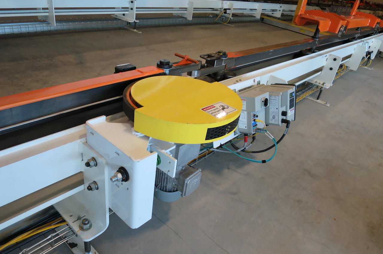 Friction drive conveyor systems for paint shop